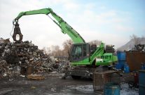 Strong Dealer And Factory Support Keeps SENNEBOGEN Material Handlers Working At Utah Metal Works Yard