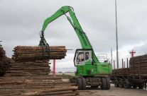 SENNEBOGEN Material Handlers Team Up To Support Russia’s Newest Wood Industry