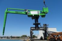 The Newest And Largest SENNEBOGEN Material Handler, Now Installed In Busy Bulgarian Port