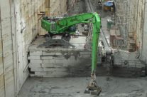 Seattle Subway Project Gets Out of a Hole with Precision Mudslinging by SENNEBOGEN 870 M